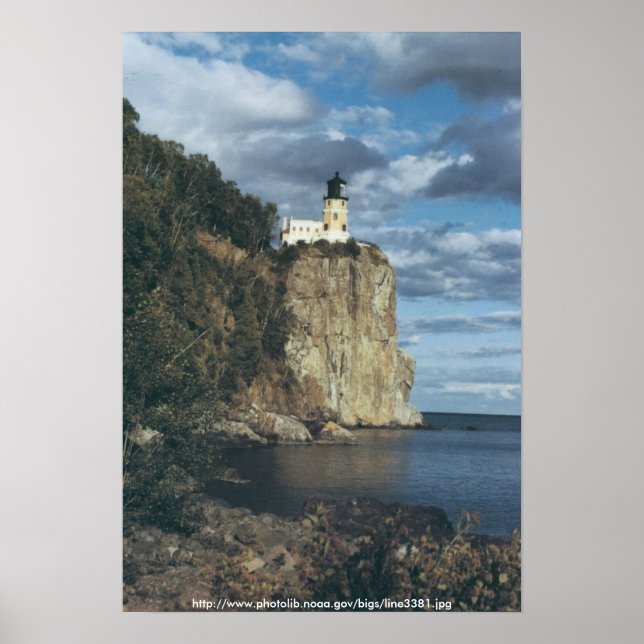 Póster Poster / Faro de Split Rock Minnesota (Frente)