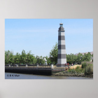Póster Poster - Faro del puerto de Suisun (horizontal)