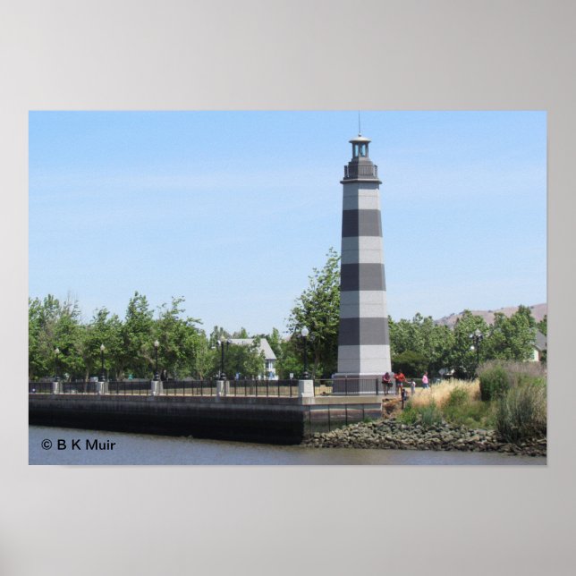 Póster Poster - Faro del puerto de Suisun (horizontal) (Frente)