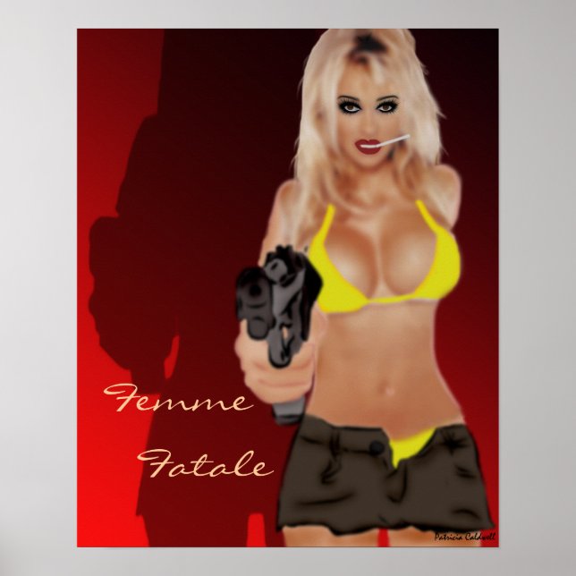 Póster Poster Fatale de Sombra Peligrosa (Frente)