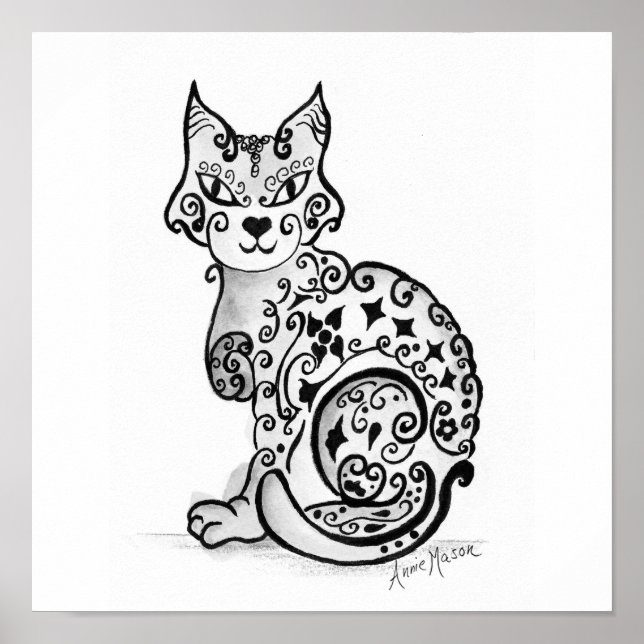 Póster Poster felino de Fancy (Frente)