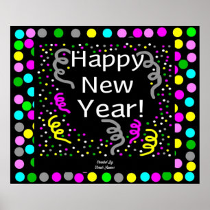 Póster Poster Feliz Año Nuevo