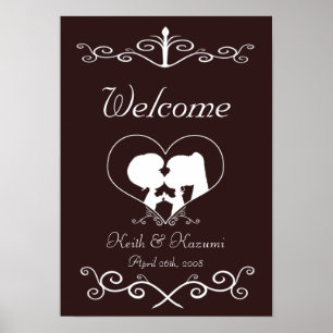 Póster Poster feliz Boda