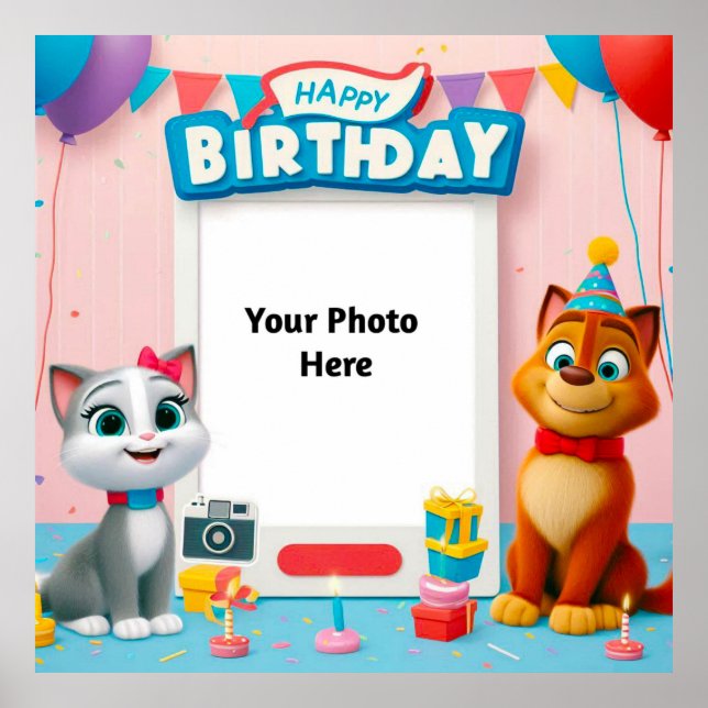 Póster Poster Feliz Cumpleaños (Frente)