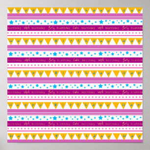 Póster Poster Feliz Cumpleaños