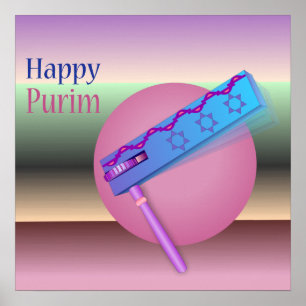 Póster Poster feliz de Purim