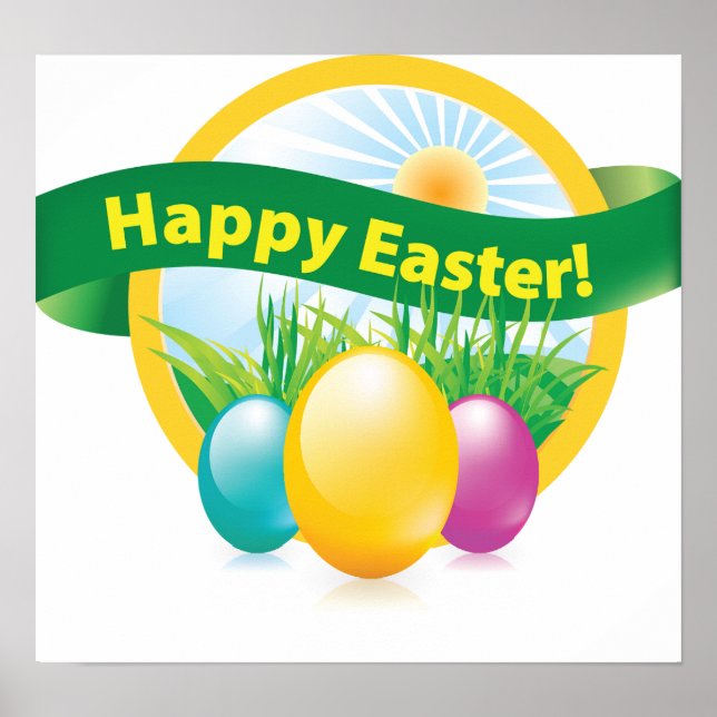 Póster Poster Feliz Pascua (Frente)