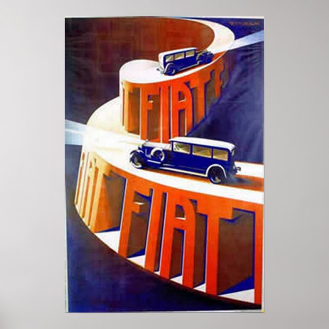 Póster Poster Fiat (Frente)