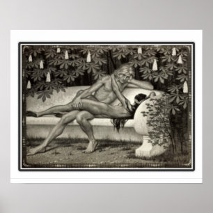 Póster Poster Fidus Art Nouveau 16 x 20