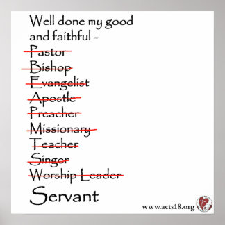 Póster Poster fiel de servicio