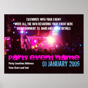 Póster Poster fiesta #002 Poster