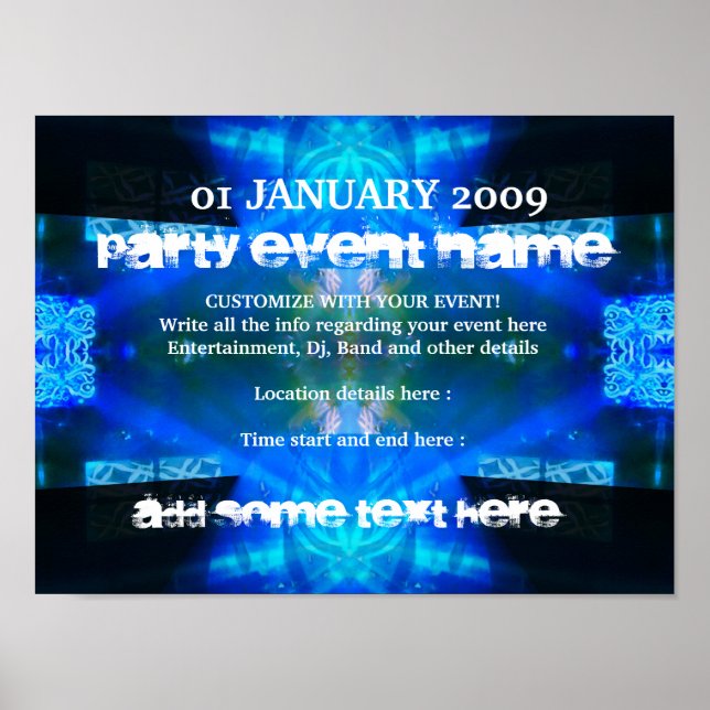 Póster Poster fiesta #006 Poster (Frente)