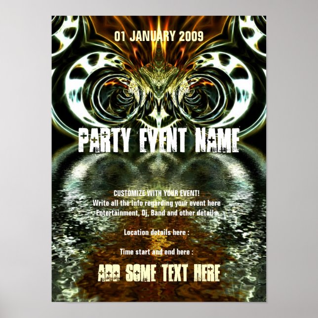 Póster Poster fiesta #009 Poster (Frente)