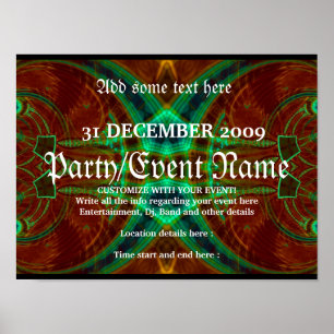 Póster Poster fiesta #010 Poster