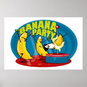 Póster Poster Fiesta Banana