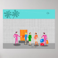 Poster Fiesta de las azafatas de las manantiales d