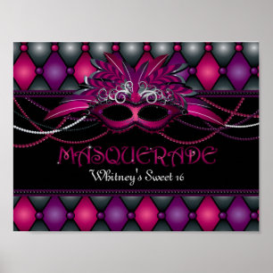 Póster Poster Fiesta de Masquerade