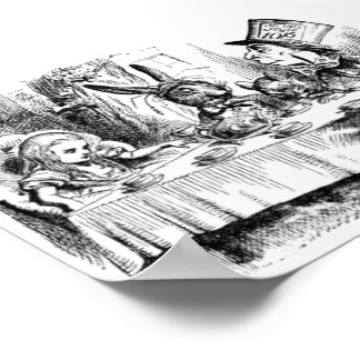 Póster Poster Fiesta del té perpetuo