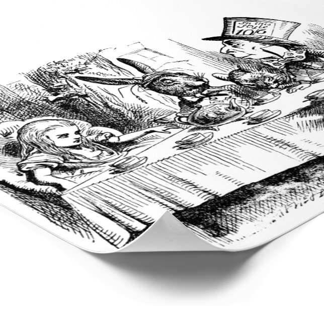 Póster Poster Fiesta del té perpetuo (Esquina)