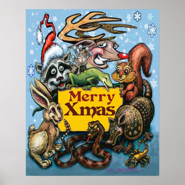 Póster Poster Fiesta navidades (Frente)