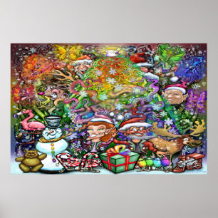 Póster Poster Fiesta navidades