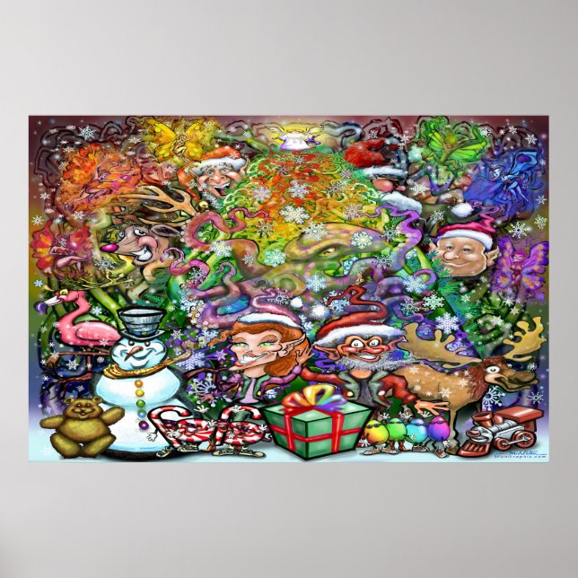 Póster Poster Fiesta navidades (Frente)