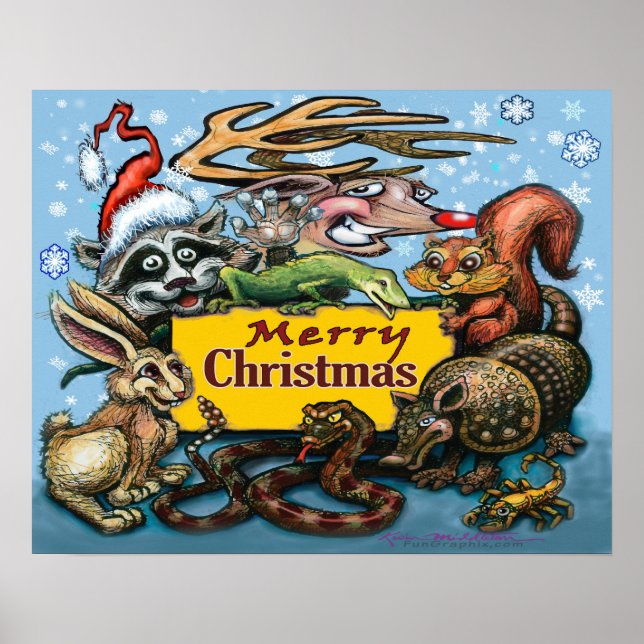 Póster Poster Fiesta navidades (Frente)