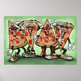 Póster Poster Fiesta Pizza
