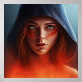 Póster Poster Fille Super-Héros