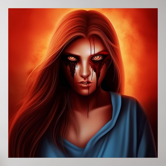 Póster Poster Fille Super-Héros (Frente)