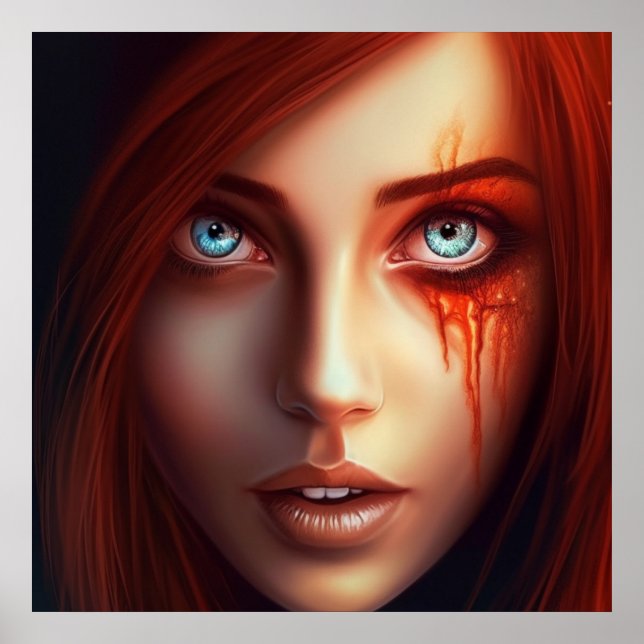 Póster Poster Fille Super-Héros (Frente)