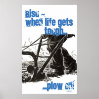 Poster Finlandés Finn Sisu Tenacity Plough Sigue