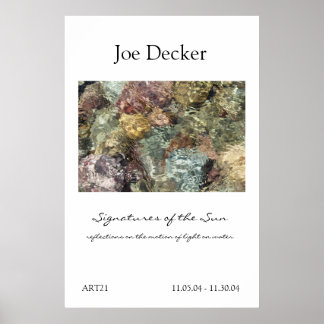 Póster Poster: Firmas del Sol / ART21