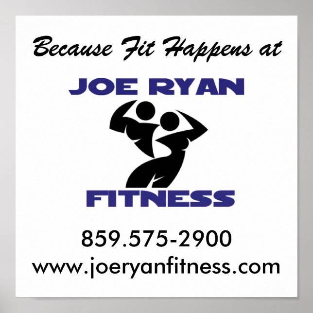 Póster Poster Fit Happens (Frente)