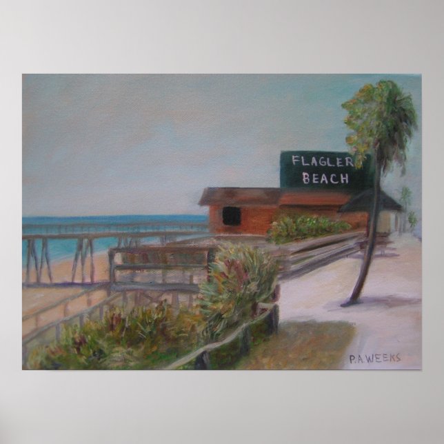 PÓSTER POSTER FLAGLER BEACH (Frente)
