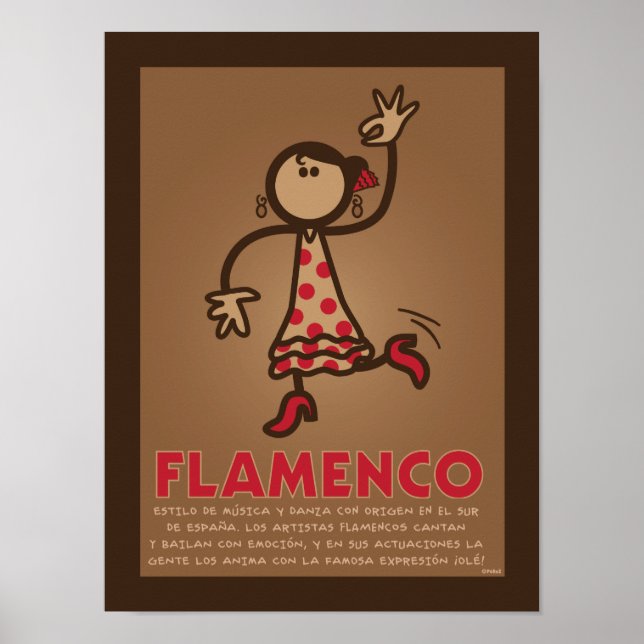 Póster POSTER FLAMENCO (versión en español) (Frente)