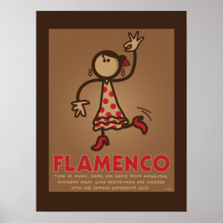 Póster POSTER FLAMENCO (versión en inglés)