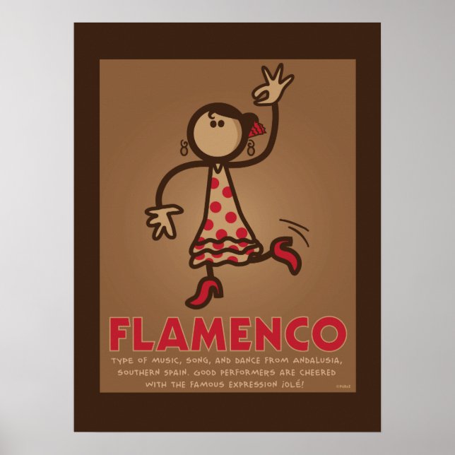 Póster POSTER FLAMENCO (versión en inglés) (Frente)
