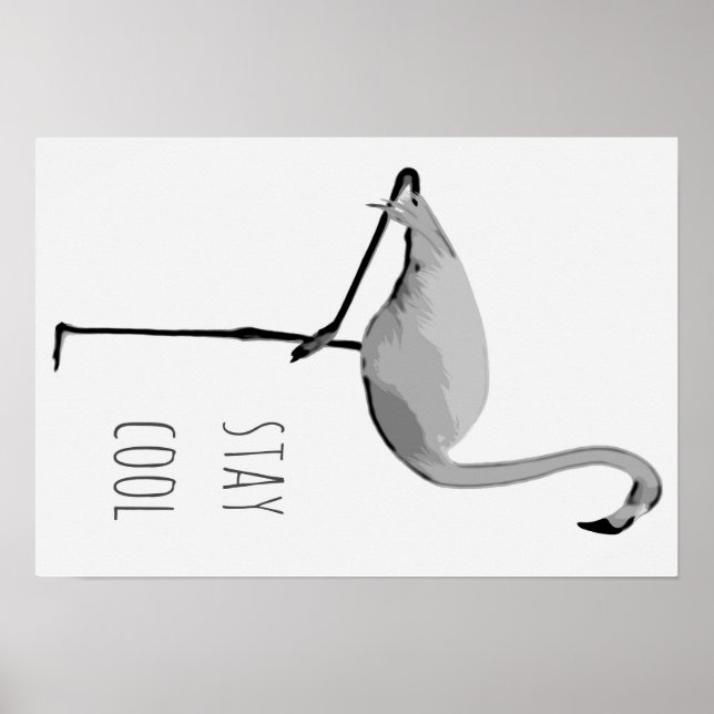 Póster Poster Flamingo #2 (Frente)