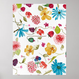 Póster Poster floral