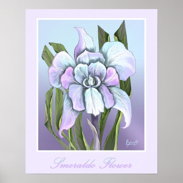 Póster Poster floral de Smeraldo (Frente)