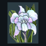 Póster Poster floral de Smeraldo<br><div class="desc">La FLORES de mi mundo púrpura: la mítica flor de Smeraldo (con sus hojas muy particulares... ) Según una antigua leyenda italiana, esta flor imaginaria simboliza un amor secreto inconfesable por el miedo a ser rechazada. Es el tema de una canción de mi grupo K-pop favorito : usan esta flor...</div>