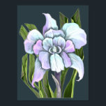 Póster Poster floral de Smeraldo<br><div class="desc">La FLORES de mi mundo púrpura: la mítica flor de Smeraldo (con sus hojas muy particulares... ) Según una antigua leyenda italiana, esta flor imaginaria simboliza un amor secreto inconfesable por el miedo a ser rechazada. Es el tema de una canción de mi grupo K-pop favorito : usan esta flor...</div>