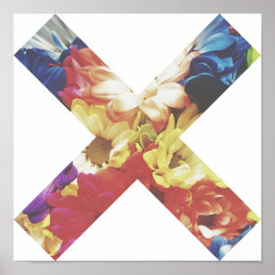 Póster Poster floral descolorado de X por Megaflora