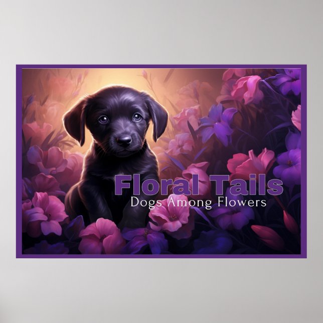 Póster Poster Floral Tails (Frente)