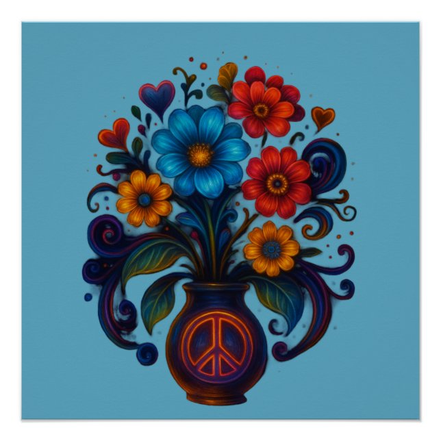 PÓSTER PÔSTER FLORES (Anverso)