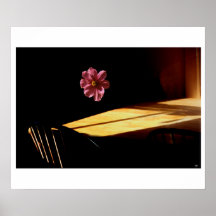 Poster flotante para el paisaje interior de las fl
