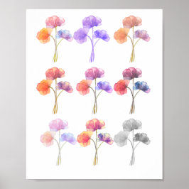 Póster Poster FLOWERS