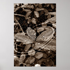 Póster Poster Folhas - Green