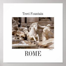 Póster poster - Fontana de Trevi, Roma